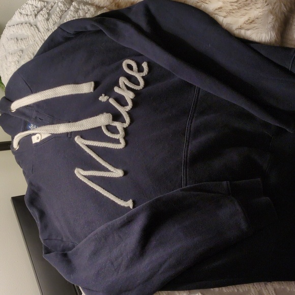 Maine sweatshirt navy blue sz M - Picture 1 of 7